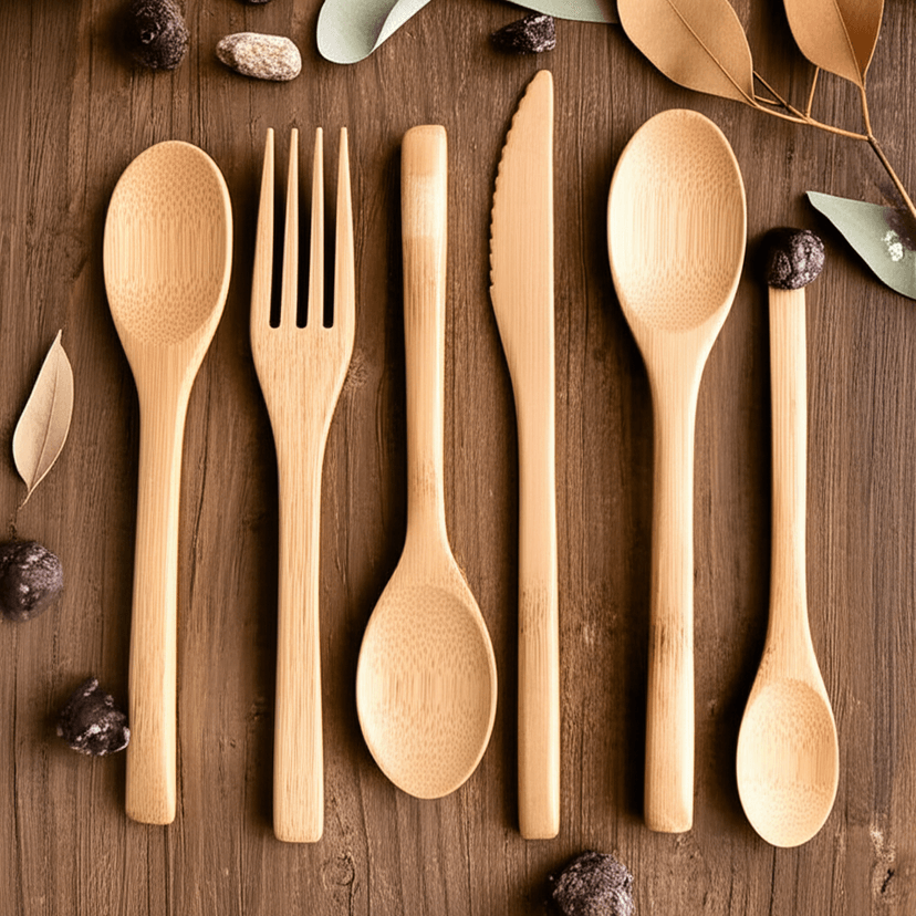 Bamboo Utensil Kitchen Tool Set
